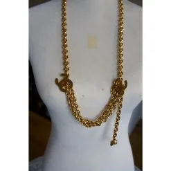 Chanel Sautoirs Doré -Collier Soldes 10847 5