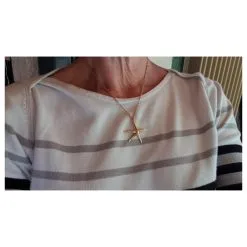 Tiffany & Co. Tiffany & Co Étoile De Mer Et Or Jaune 750/000 Doré -Collier Soldes 127669 3