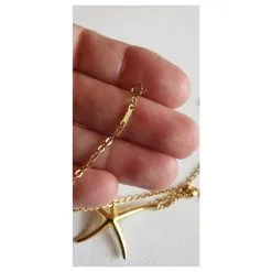 Tiffany & Co. Tiffany & Co Étoile De Mer Et Or Jaune 750/000 Doré -Collier Soldes 127669 6