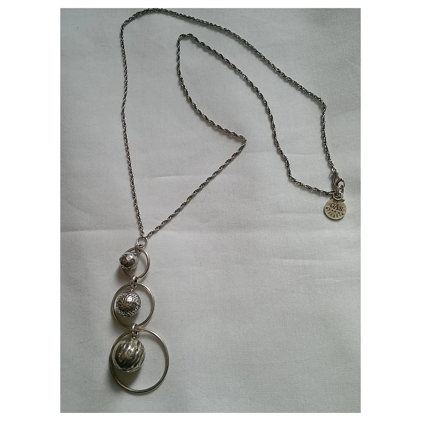 Gas Colliers Longs Argenté 2 Gas Colliers Longs Argenté – Image 2