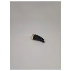 Autre Marque Charme / Pendentif En Galuchat Bleu Marine -Collier Soldes 146822 4