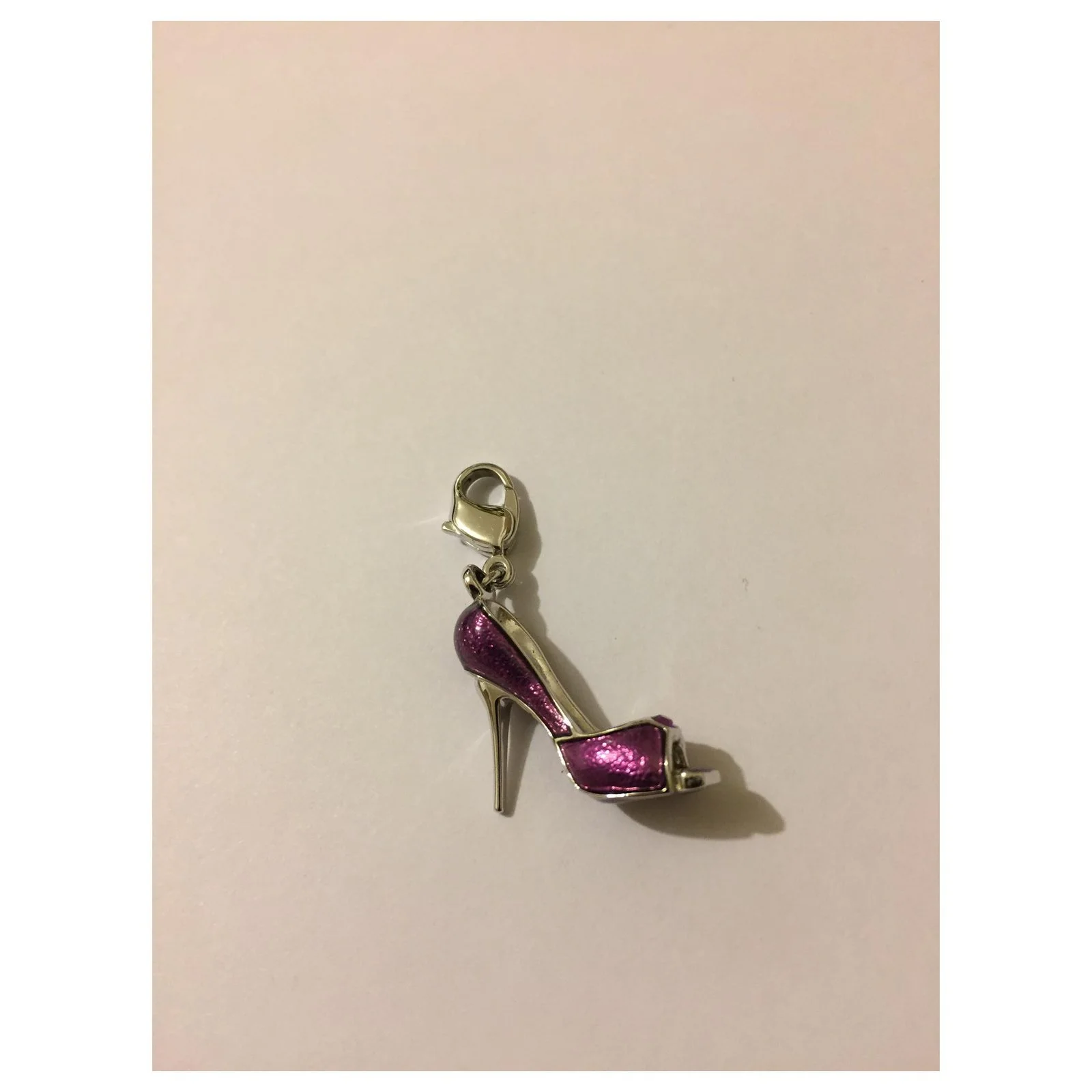 Swarovski Pendentif Chaussure à Talon Violet 4 Swarovski Pendentif Chaussure à Talon Violet – Image 4