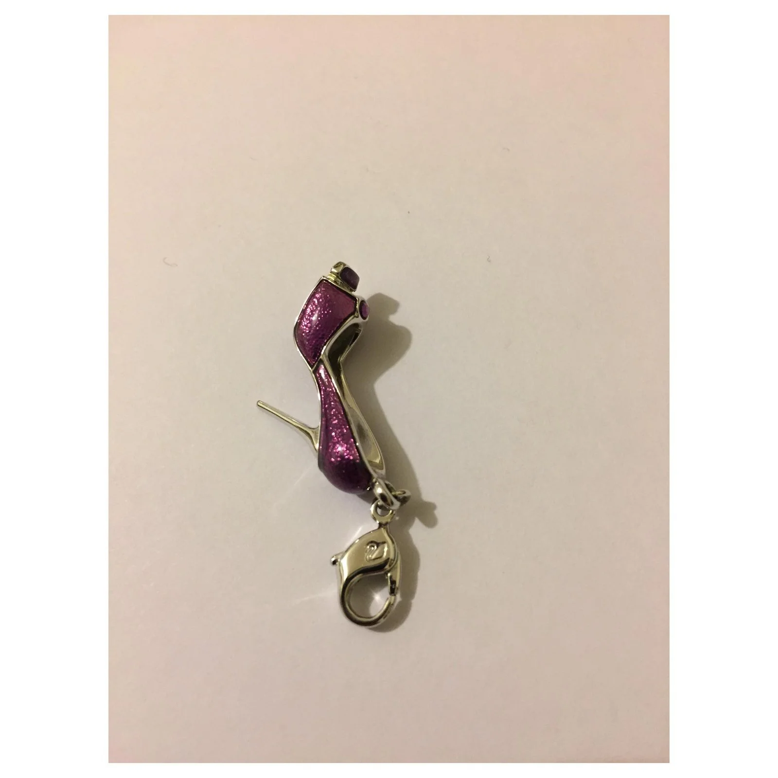 Swarovski Pendentif Chaussure à Talon Violet 5 Swarovski Pendentif Chaussure à Talon Violet – Image 5