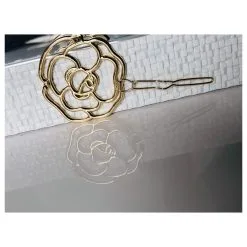 Chanel Camélia De Tête Doré -Collier Soldes 153456 3