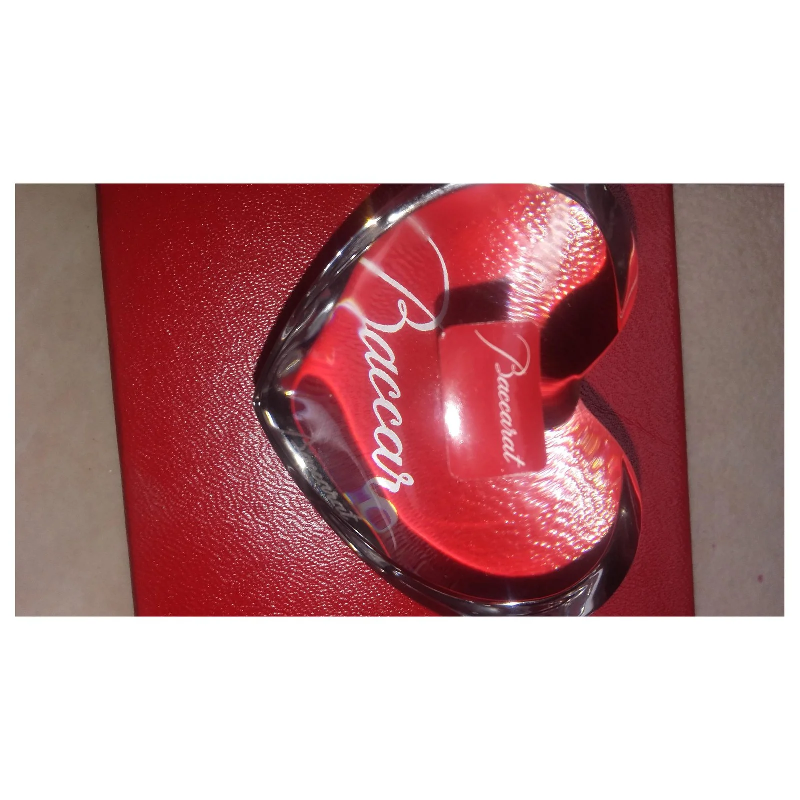 Coeur Zinzin De Chez Baccarat Blanc 3 Coeur Zinzin De Chez Baccarat Blanc – Image 3