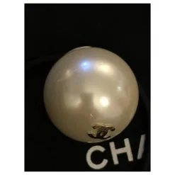 Chouchou Chanel Blanc 8 Chouchou Chanel Blanc -Collier Soldes 169016 2