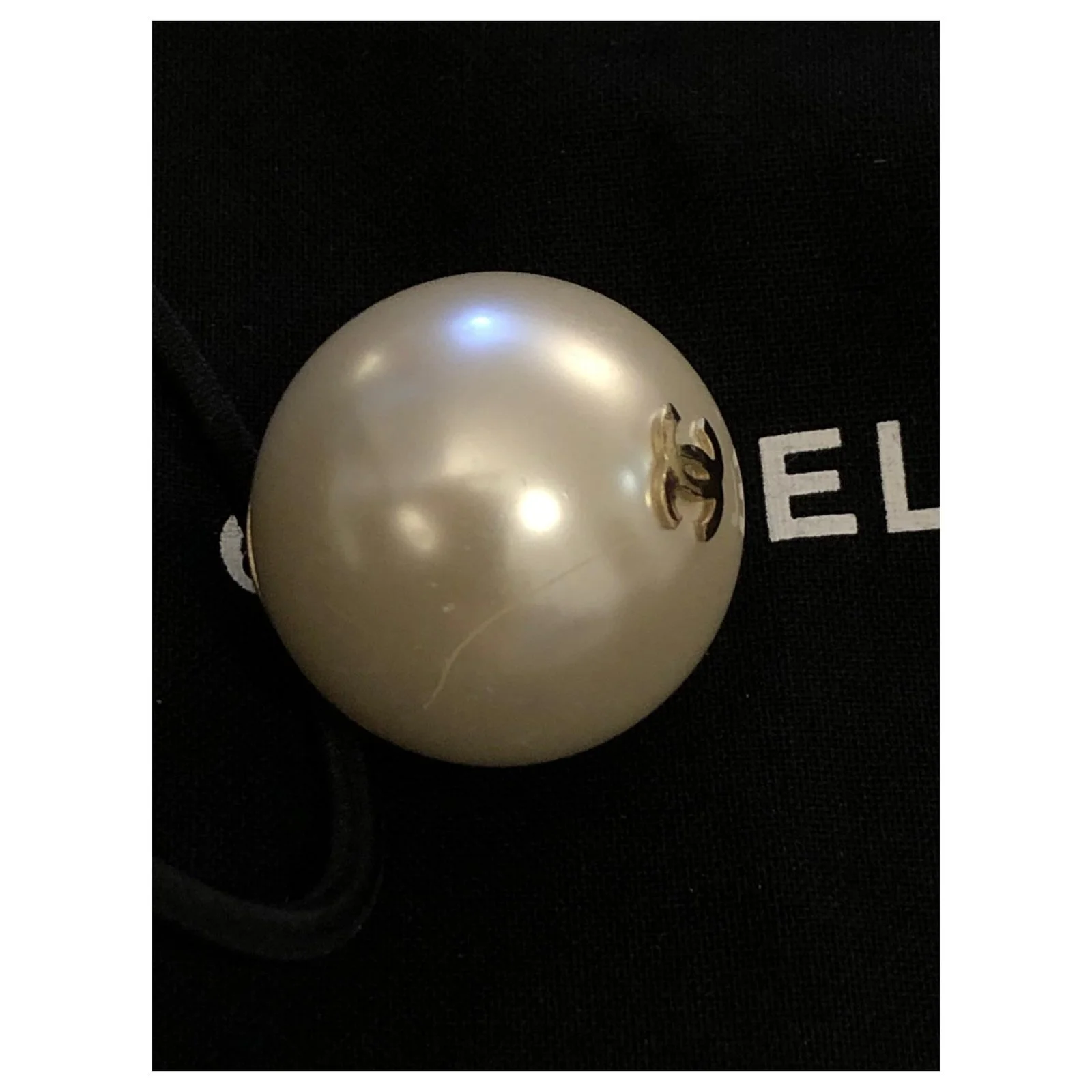 Chouchou Chanel Blanc 4 Chouchou Chanel Blanc – Image 4