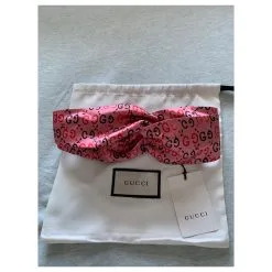 Gucci Accessoires Pour Cheveux Rose -Collier Soldes 180164 10