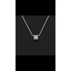 Collier C De Cartier Argenté -Collier Soldes 18045 4