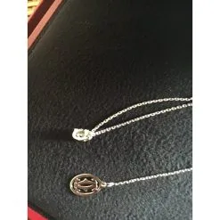 Collier C De Cartier Argenté -Collier Soldes 18045 8