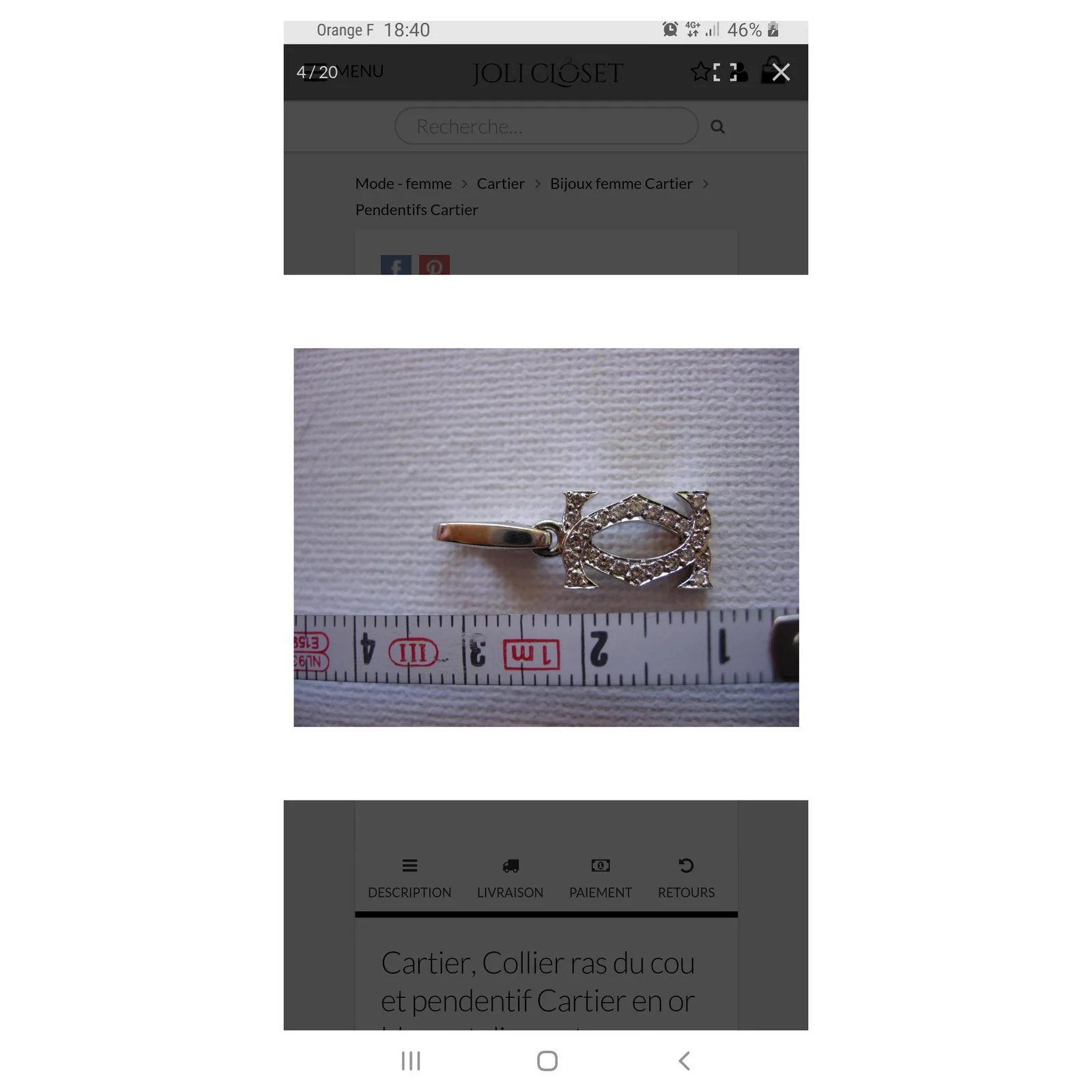 Cartier CC Argenté 2 Cartier CC Argenté – Image 2