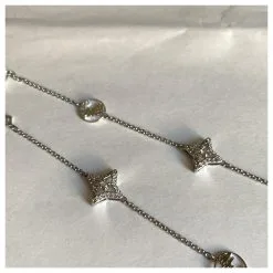 Swarovski Ensemble De Cristal Plaqué Argent Bijouterie Argentée 13 Swarovski Ensemble De Cristal Plaqué Argent Bijouterie Argentée -Collier Soldes 215679 4