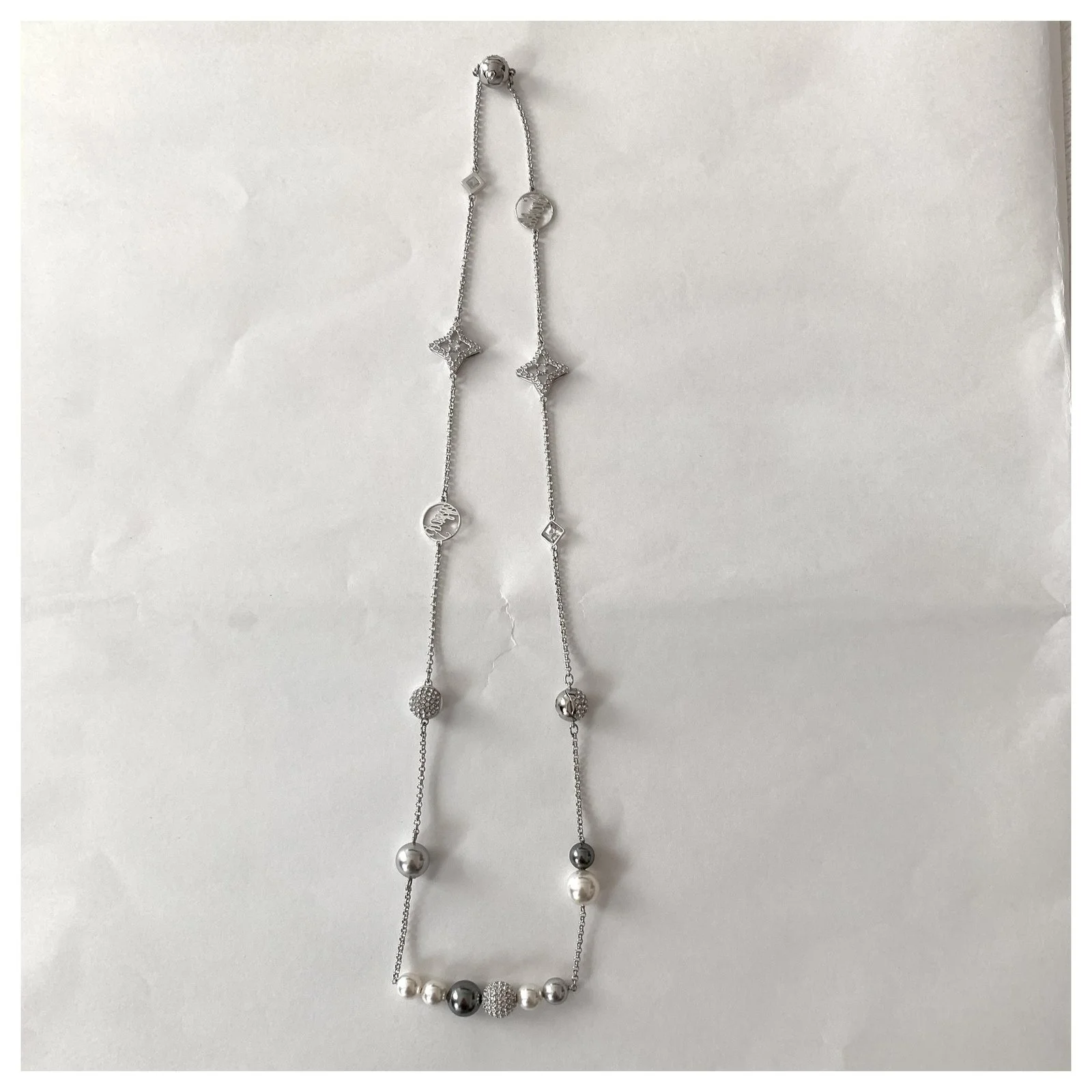 Swarovski Ensemble De Cristal Plaqué Argent Bijouterie Argentée 5 Swarovski Ensemble De Cristal Plaqué Argent Bijouterie Argentée – Image 5