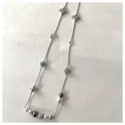 Swarovski Ensemble De Cristal Plaqué Argent Bijouterie Argentée 17 Swarovski Ensemble De Cristal Plaqué Argent Bijouterie Argentée -Collier Soldes 215679 8