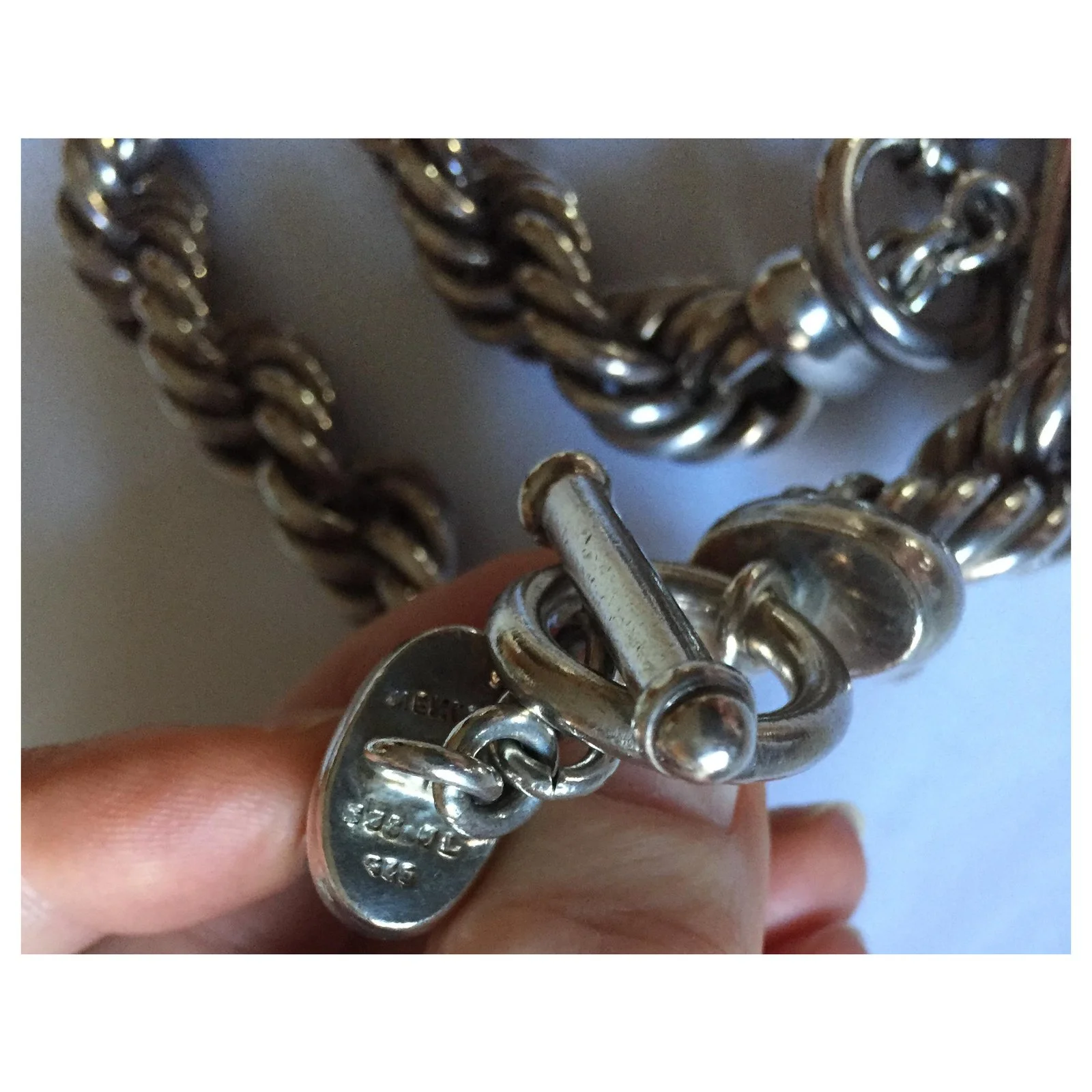 Autre Marque Collier Et Bracelet En Argent Massif Argenté 3 Autre Marque Collier Et Bracelet En Argent Massif Argenté – Image 3