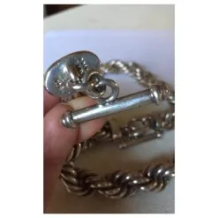 Autre Marque Collier Et Bracelet En Argent Massif Argenté 9 Autre Marque Collier Et Bracelet En Argent Massif Argenté -Collier Soldes 240464 5