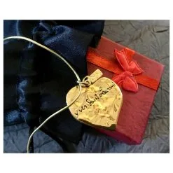 Yves Saint Laurent PENDENTIF COEUR LOVE YSL Doré 10 Yves Saint Laurent PENDENTIF COEUR LOVE YSL Doré -Collier Soldes 256848 3