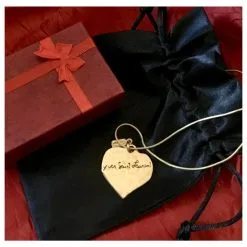 Yves Saint Laurent PENDENTIF COEUR LOVE YSL Doré 12 Yves Saint Laurent PENDENTIF COEUR LOVE YSL Doré -Collier Soldes 256848 5