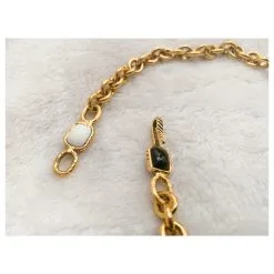 Chanel Sautoir Iconique Croix Noir Blanc Doré 9 Chanel Sautoir Iconique Croix Noir Blanc Doré -Collier Soldes 263454 4