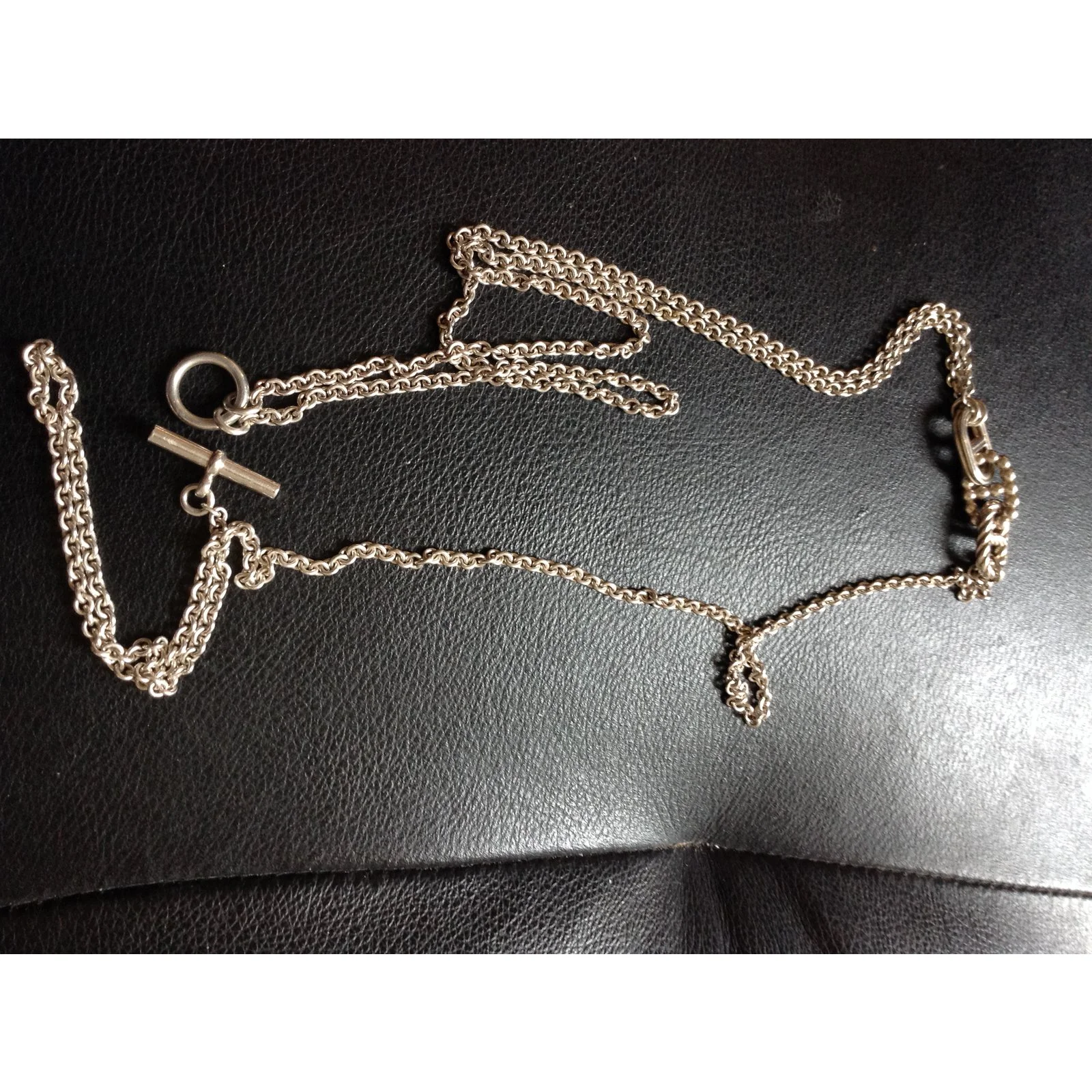 Hermès Sautoir Argenté 4 Hermès Sautoir Argenté – Image 4