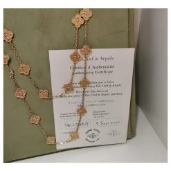 Van Cleef & Arpels Vintage Alhambra Doré 9 Van Cleef & Arpels Vintage Alhambra Doré -Collier Soldes 274383 3