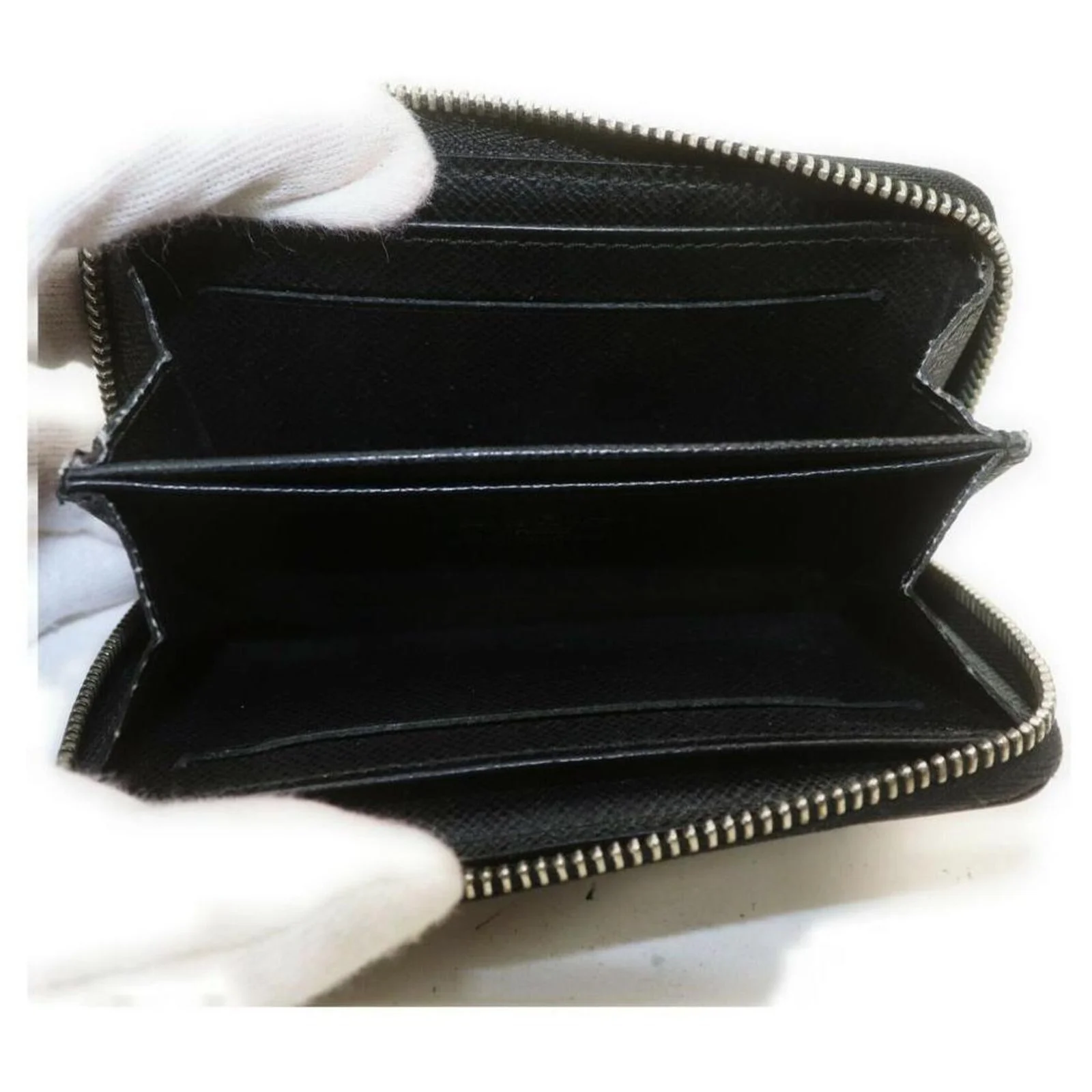 Louis Vuitton Damier Graphite Zippy Coin Wallet Zip Around Compact 4 Louis Vuitton Damier Graphite Zippy Coin Wallet Zip Around Compact â Image 4