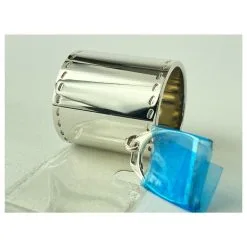 Ring Hermès Écharpe à Mors De Cheval à Motif étrier Argenté Avec Bague étole Châle 42Herl1125 -Collier Soldes 294586 10