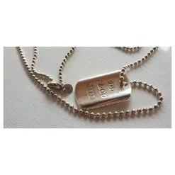 Tiffany & Co. Tiffany & Co 1837 Unisexe En Argent Massif 925 Argenté -Collier Soldes 297245 4