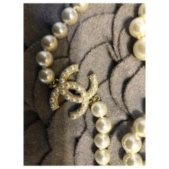Chanel Colliers Longs Blanc 15 Chanel Colliers Longs Blanc -Collier Soldes 299624 6