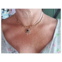 Tiffany & Co. Tiffany & Co Fireworks Noir Argenté 9 Tiffany & Co. Tiffany & Co Fireworks Noir Argenté -Collier Soldes 300729 5