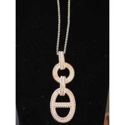 Hermès Sautoir En Argent Massif, Chaîne D'Ancre, Odyssée Argenté 9 Hermès Sautoir En Argent Massif, Chaîne D'Ancre, Odyssée Argenté -Collier Soldes 30120 3