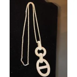 Hermès Sautoir En Argent Massif, Chaîne D'Ancre, Odyssée Argenté 10 Hermès Sautoir En Argent Massif, Chaîne D'Ancre, Odyssée Argenté -Collier Soldes 30120 4