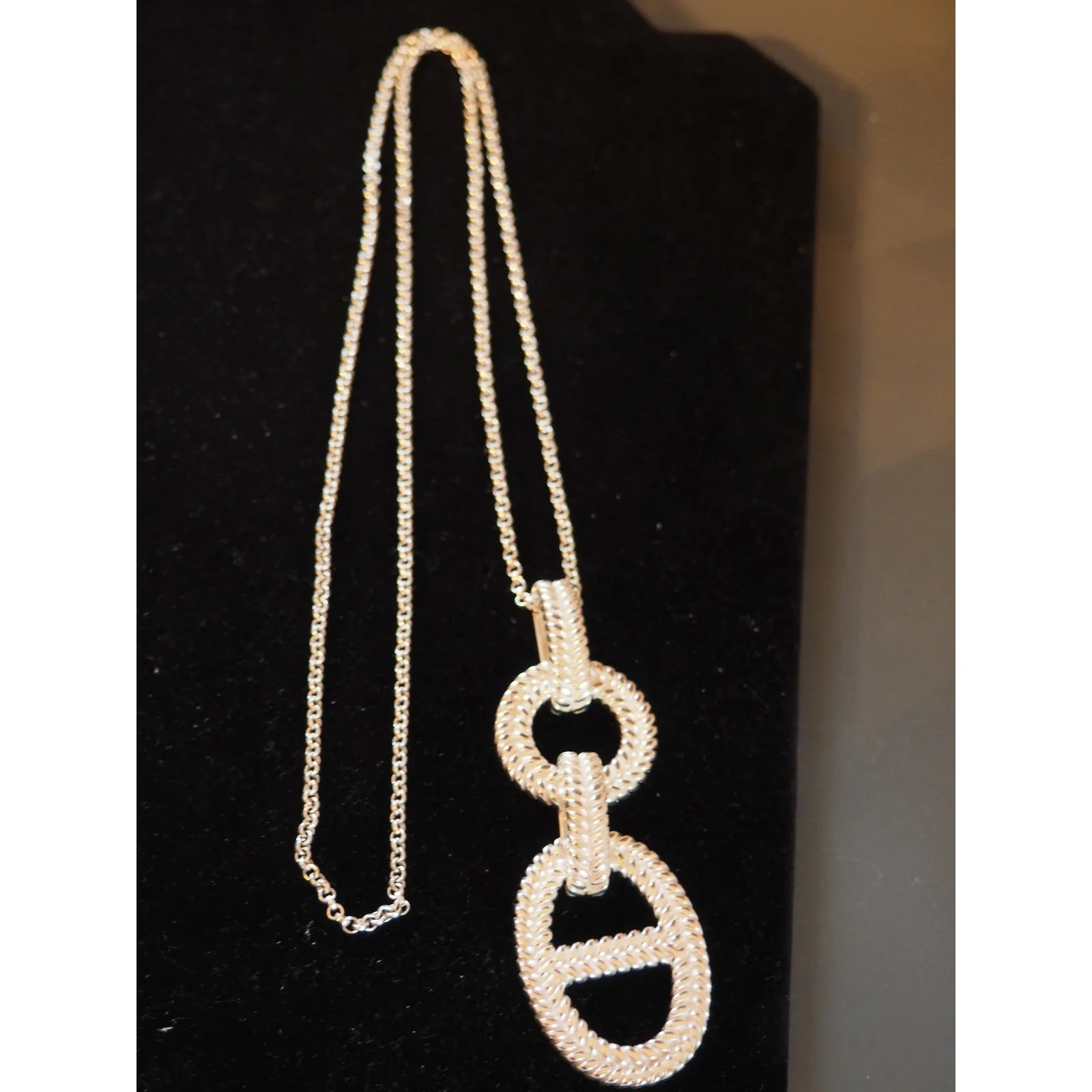 Hermès Sautoir En Argent Massif, Chaîne D'Ancre, Odyssée Argenté 4 Hermès Sautoir En Argent Massif, Chaîne D'Ancre, Odyssée Argenté – Image 4