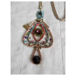 Collier Long Pendentif Weekend MAX MARA Multicolore Bronze -Collier Soldes 306408 3