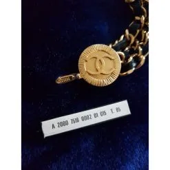 Chanel Sautoir Doré -Collier Soldes 34194 5