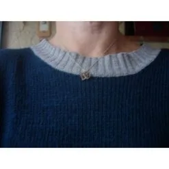 Tiffany & Co. Tiffany & Co Collier Pendentif Double Cœurs En Argent Massif 925 Et Or Jaune 750/000 Argenté Doré -Collier Soldes 35381 7