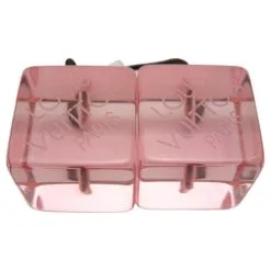 [Occasion] LOUIS VUITTON Louis Vuitton Cheveux Cube Rose Clair Cheveux élastique Cheveux Accessoires -Collier Soldes 367156 5