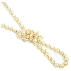 Autre Marque GRIPOIX GLASS PEARLS SAUTOIR Écru 6 Autre Marque GRIPOIX GLASS PEARLS SAUTOIR Écru -Collier Soldes 379306 3