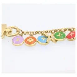 LOUIS VUITTON Porte Cles Chainne Pastilles Charm Multicolore M65380 Auth Yk2431 Doré 14 LOUIS VUITTON Porte Cles Chainne Pastilles Charm Multicolore M65380 Auth Yk2431 Doré -Collier Soldes 390120 5