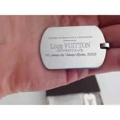 Louis Vuitton Plaques Argenté -Collier Soldes 39417 3