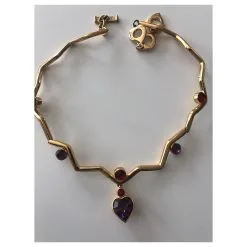 Yves Saint Laurent Ensembles De Bijoux Bijouterie Dorée -Collier Soldes 396162 5
