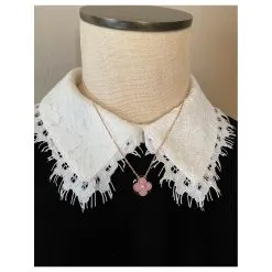 Van Cleef & Arpels 2021 Pendentif Vacances Or Rose Diamant Rhodonite 12 Van Cleef & Arpels 2021 Pendentif Vacances Or Rose Diamant Rhodonite -Collier Soldes 396782 3