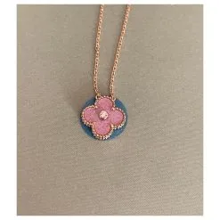 Van Cleef & Arpels 2021 Pendentif Vacances Or Rose Diamant Rhodonite 13 Van Cleef & Arpels 2021 Pendentif Vacances Or Rose Diamant Rhodonite -Collier Soldes 396782 4