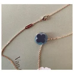 Van Cleef & Arpels 2021 Pendentif Vacances Or Rose Diamant Rhodonite 18 Van Cleef & Arpels 2021 Pendentif Vacances Or Rose Diamant Rhodonite -Collier Soldes 396782 9