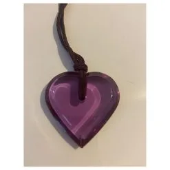 Baccarat Coeur "à La Folie" Violet -Collier Soldes 402881 4