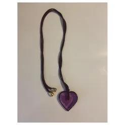 Baccarat Coeur "à La Folie" Violet -Collier Soldes 402881 5