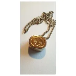 Gucci Saitoir Boîte Vintage Doré 11 Gucci Saitoir Boîte Vintage Doré -Collier Soldes 404432 6