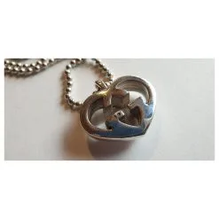 Gucci GG Cœur En Argent Massif 925 Argenté -Collier Soldes 404900 6