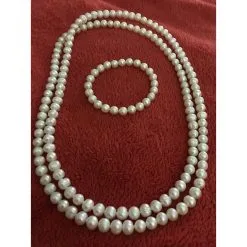 Autre Marque Parure Homesho Blanc -Collier Soldes 40596 4