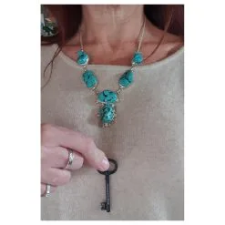 Tiffany & Co. Tiffany & Co Clef En Porcelaine Et émail Noir -Collier Soldes 406858 3